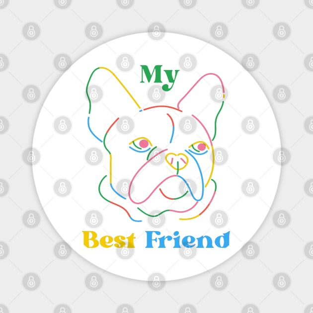 my best friend Magnet by shorshop